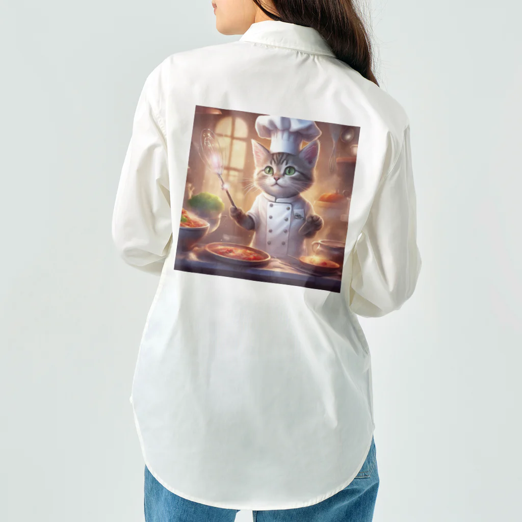 キャリーのcooking猫 Work Shirt