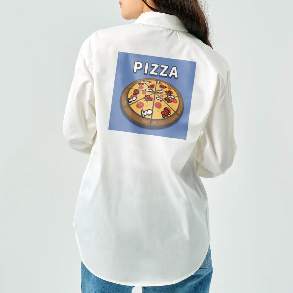 ほらをた娘🦈ྀི🎈のほらをた娘 くぁに＆いくぁ PIZZA Work Shirt