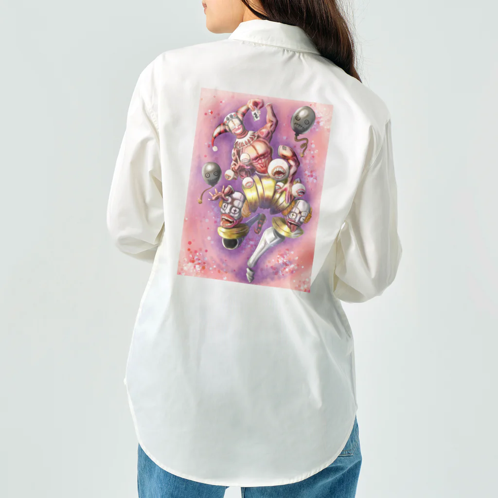 あーとイラスト工房のピンクのピエロ Work Shirt