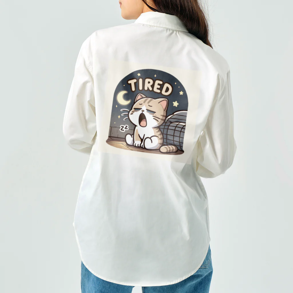 mimikkyu322のTired cat7 Work Shirt