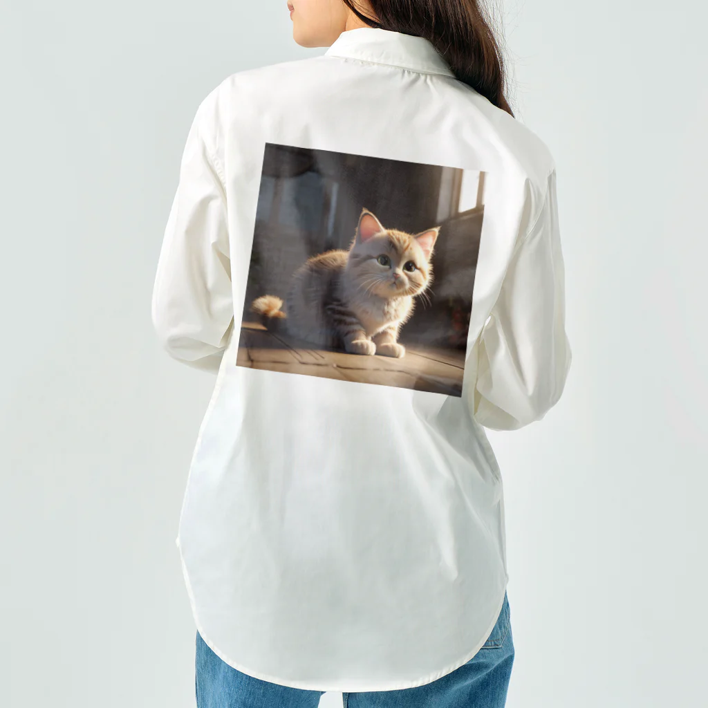 動物の溜まり場の可愛い猫ちゃん Work Shirt