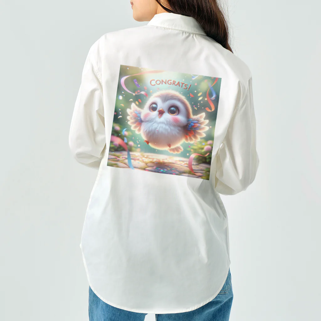 mimikkyu322のCngrats　Bird ワークシャツ