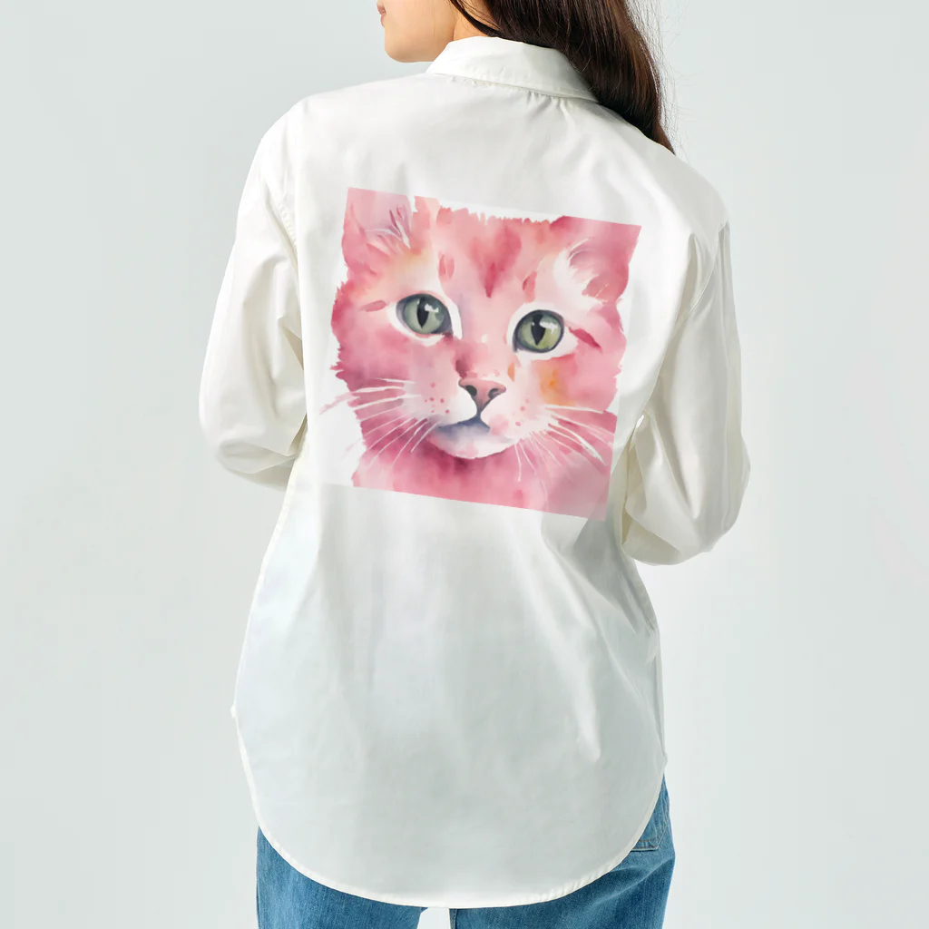 キャツアイのピンクの猫ちゃんやで Work Shirt
