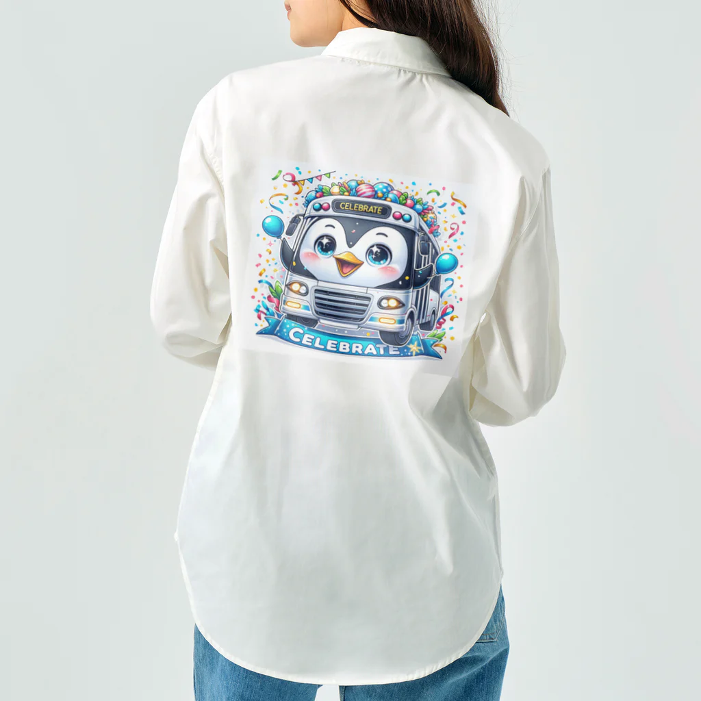 iwabousのペンギンバス ワークシャツ
