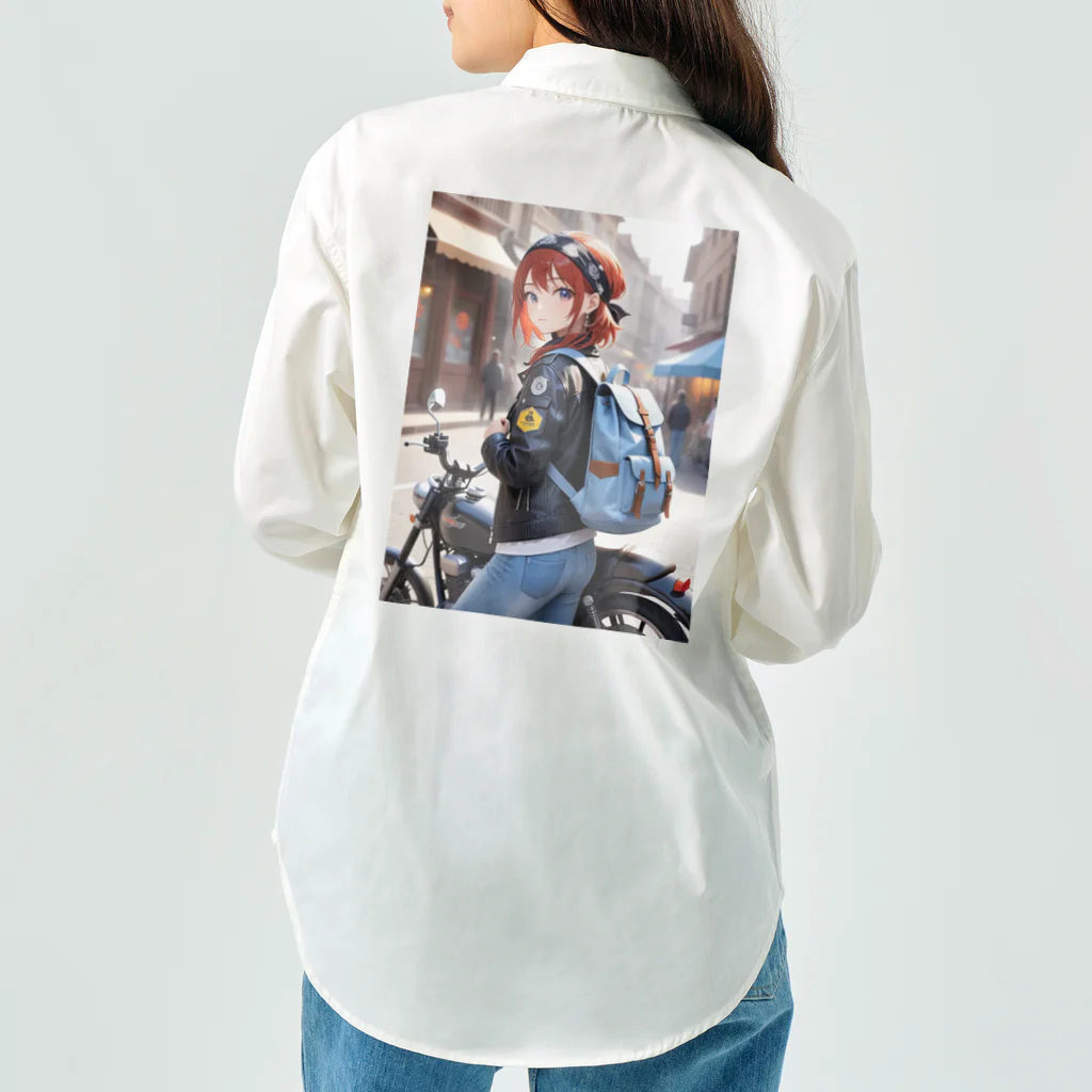 ヨーカズのバイク女子そら Work Shirt