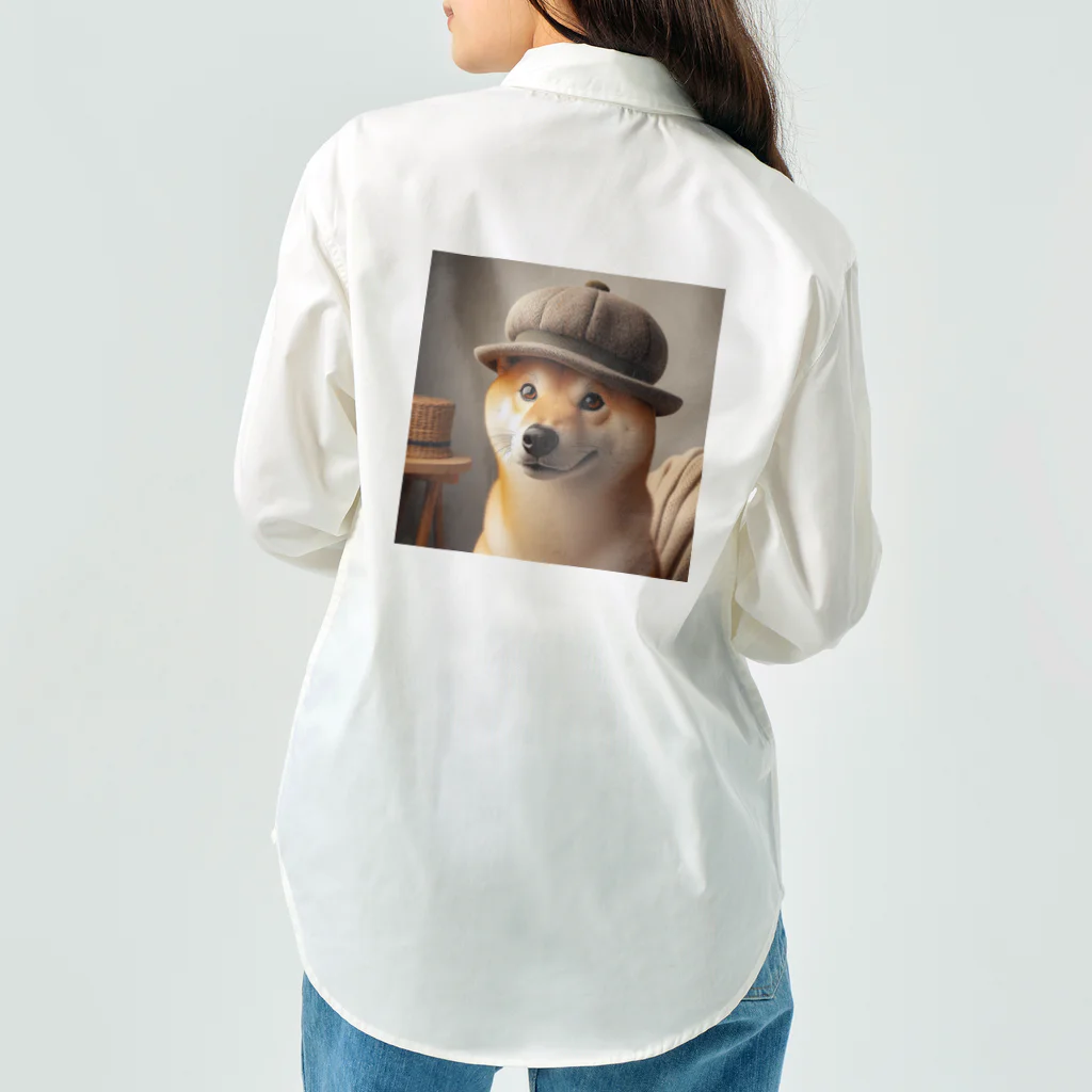 ANTARESのおでかけ柴犬 Work Shirt