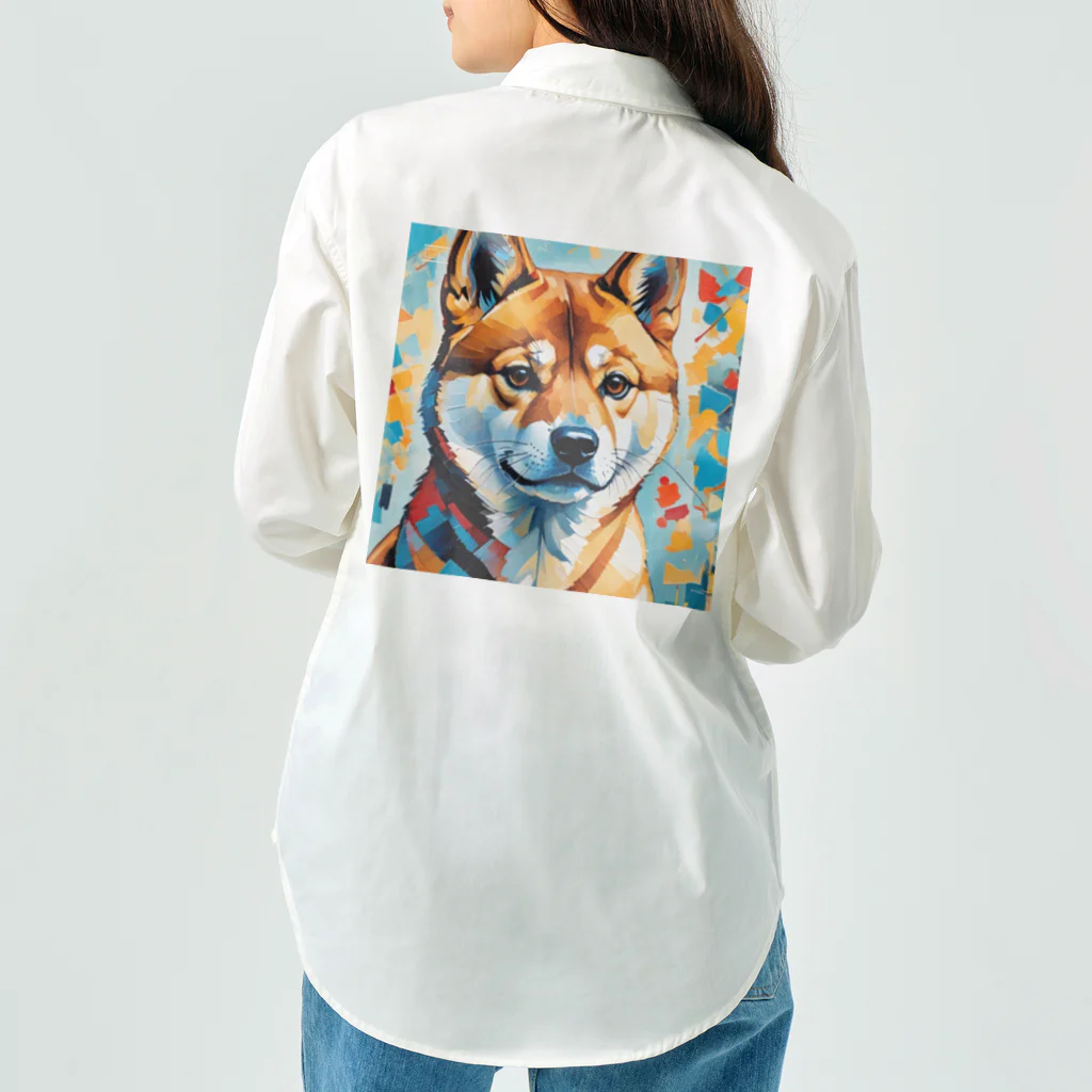 KAPPA TRAVEL GOの柴犬の幾何学 Work Shirt