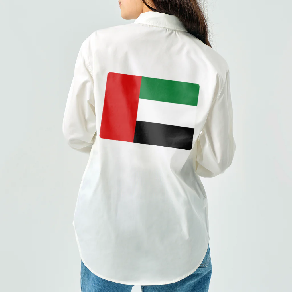 お絵かき屋さんのアラブ首長国連邦の国旗 ワークシャツ