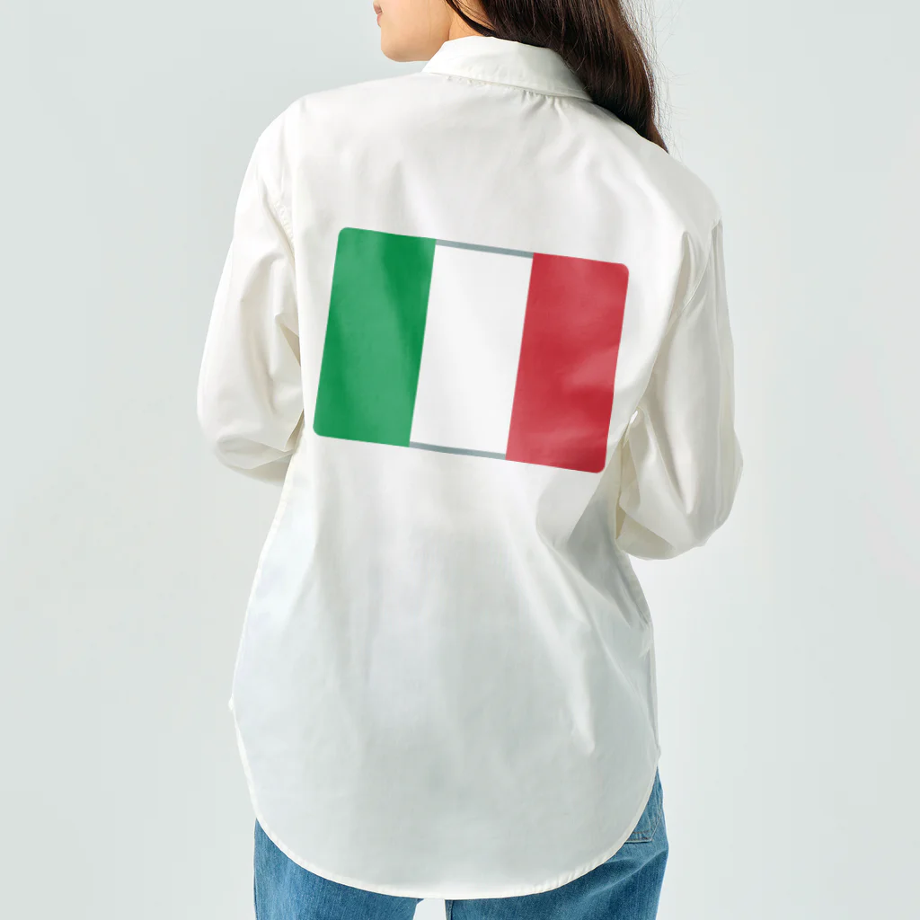 お絵かき屋さんのイタリアの国旗 Work Shirt