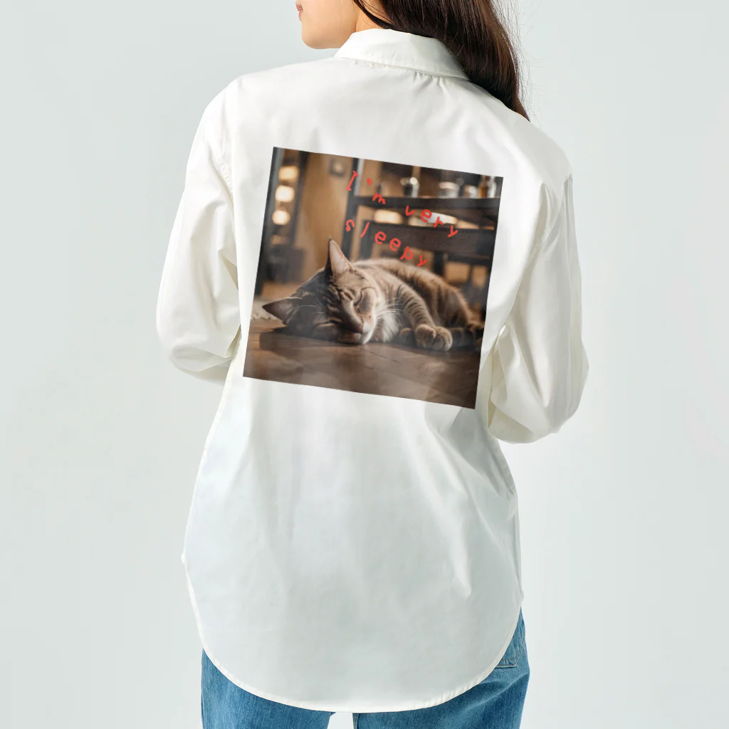 moriyama1981の眠たい猫 Work Shirt