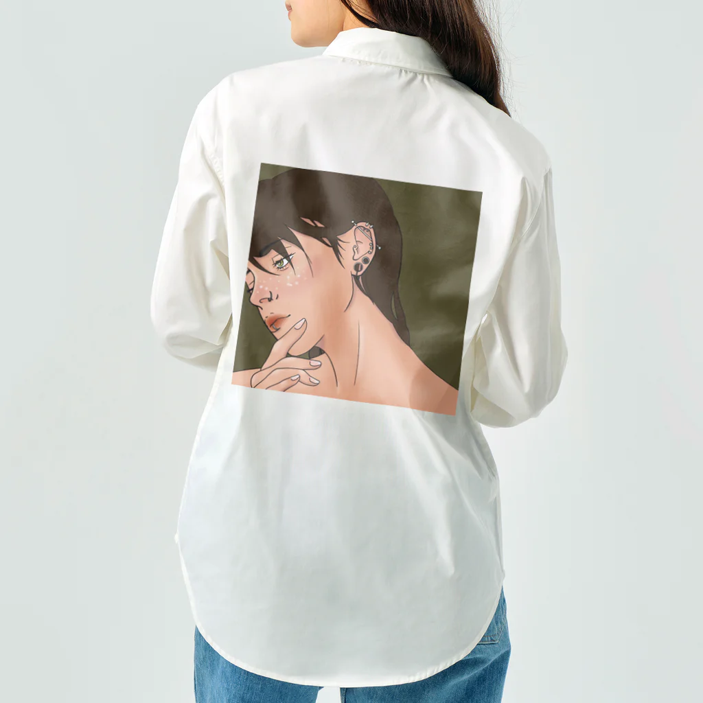 syusyuのピアス ワークシャツ