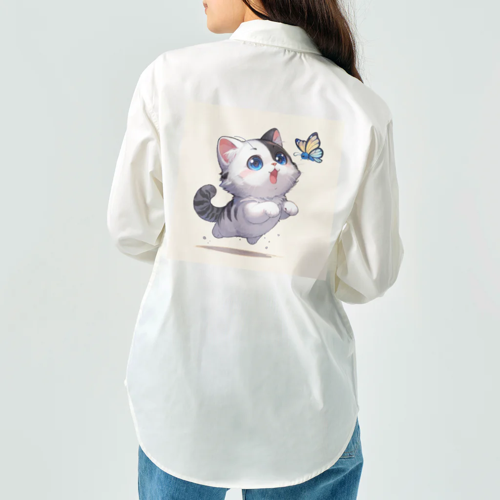 yos-1292583のねこニコばん Work Shirt