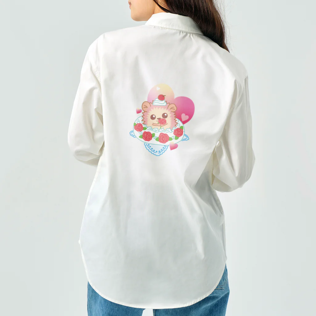 さちあきのおみせのローズケーキハリネズミ Work Shirt