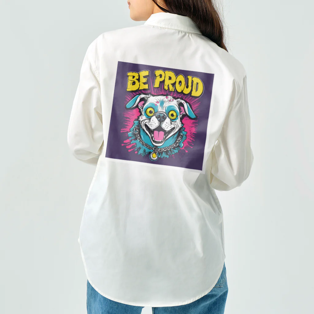 Be proudのBe proudわんちゃんバンドT Work Shirt