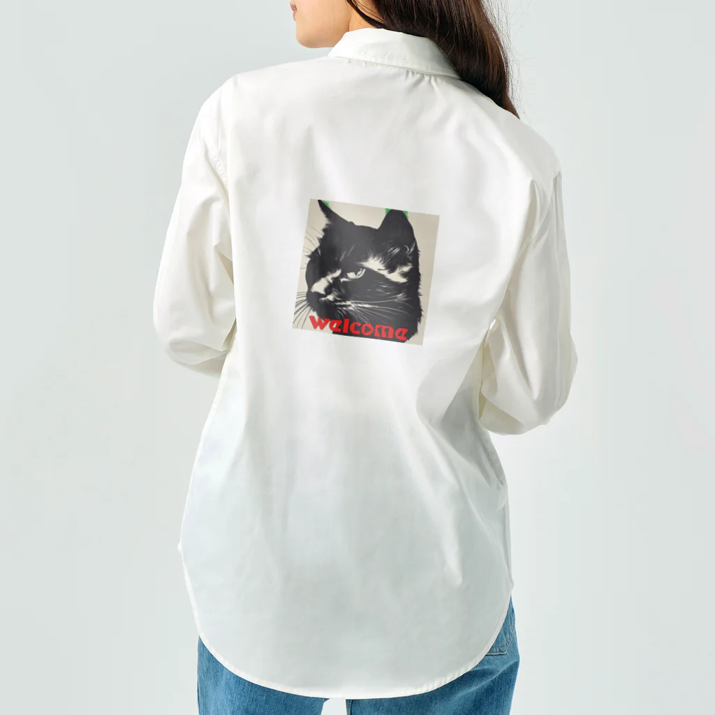 kk-welcomeの黒猫登場Ⅰ Work Shirt