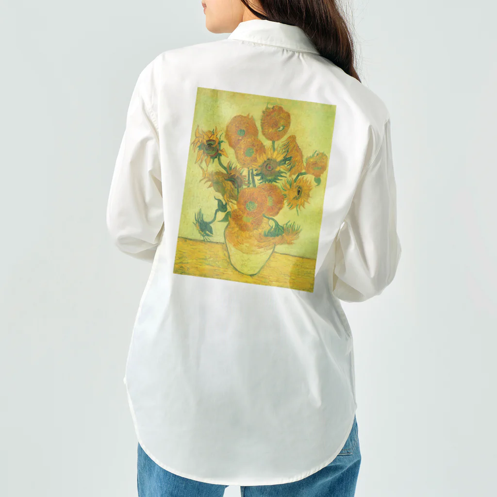 ryoryoの「ひまわり」ゴッホ　Vincent van Gogh / Sunflowers ワークシャツ