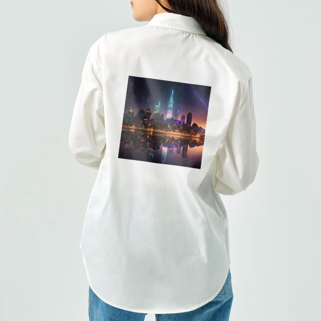 Mysycaの海辺の都市 Work Shirt