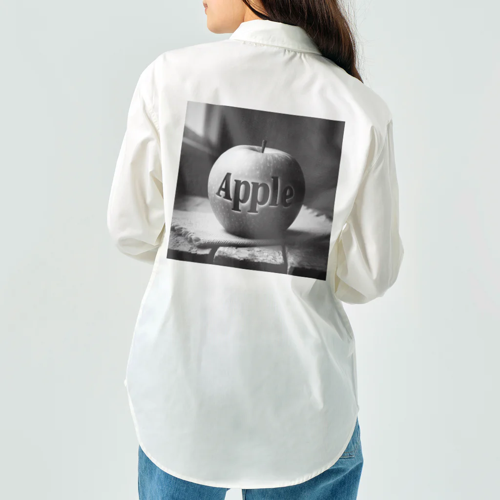 yuriseのモノトーンAppleグッズ Work Shirt