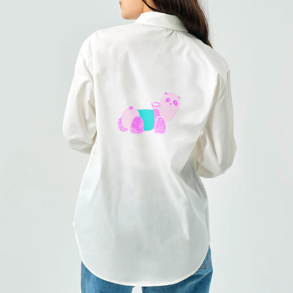 NIKORASU GOのユメカワパンダカー ワークシャツ