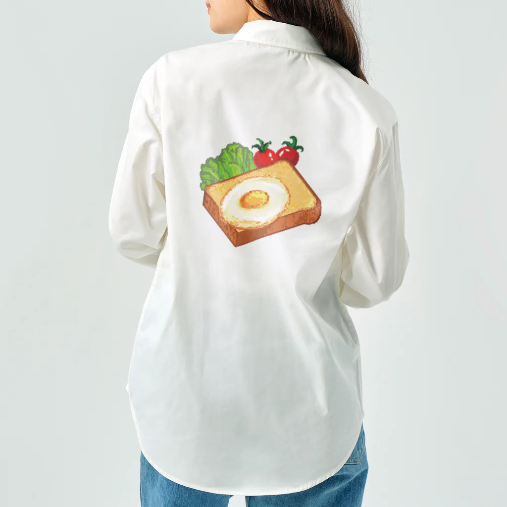 Wonder Bird Forestのピクセル・目玉焼きトースト Work Shirt