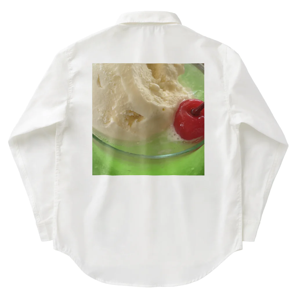 あゆのしおやきのクリームソーダ Work Shirt