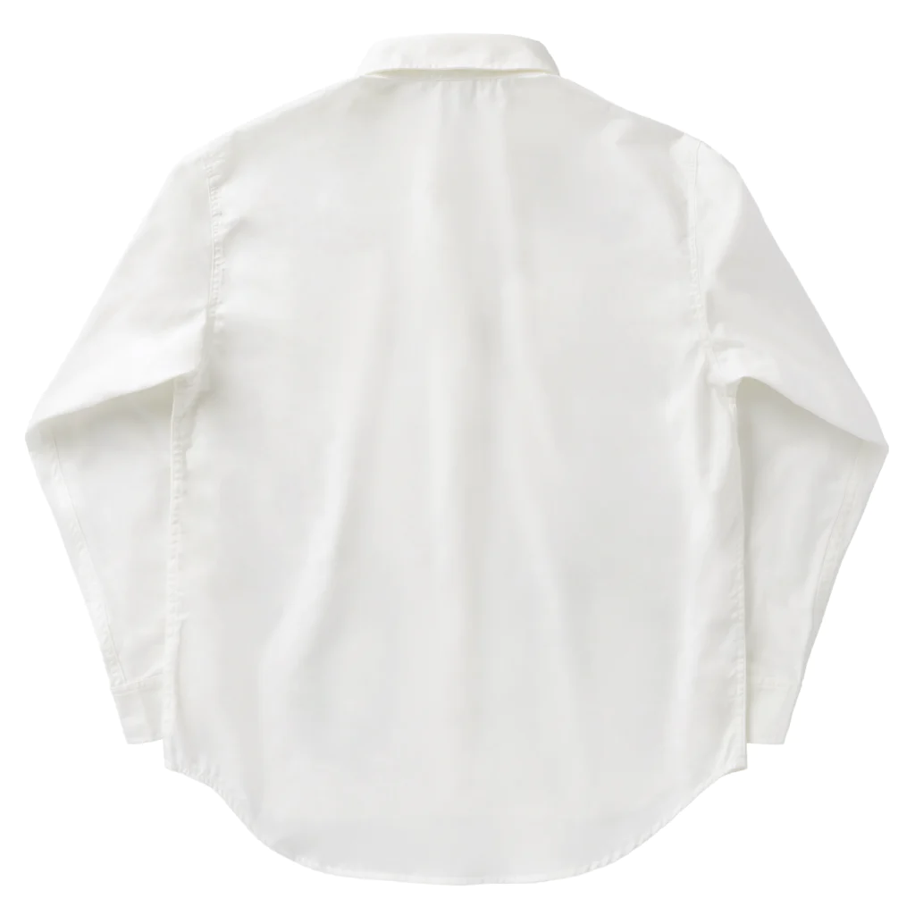 LalaHangeulのメンダコさんドットバージョン Work Shirt