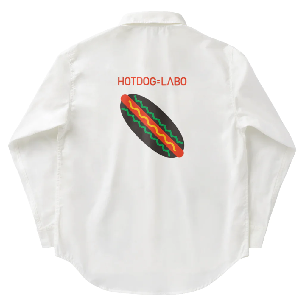 ドキドキお寿司文化会館のHOTDOG＝LABO Work Shirt