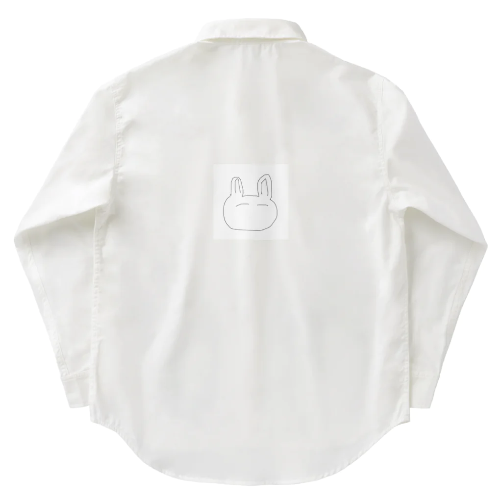 猫がいる生活のねこうさぎ Work Shirt