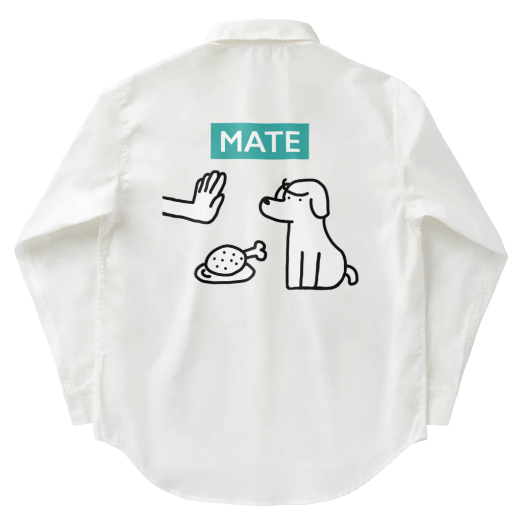 食パンくんSHOPのMATE - DOG Work Shirt