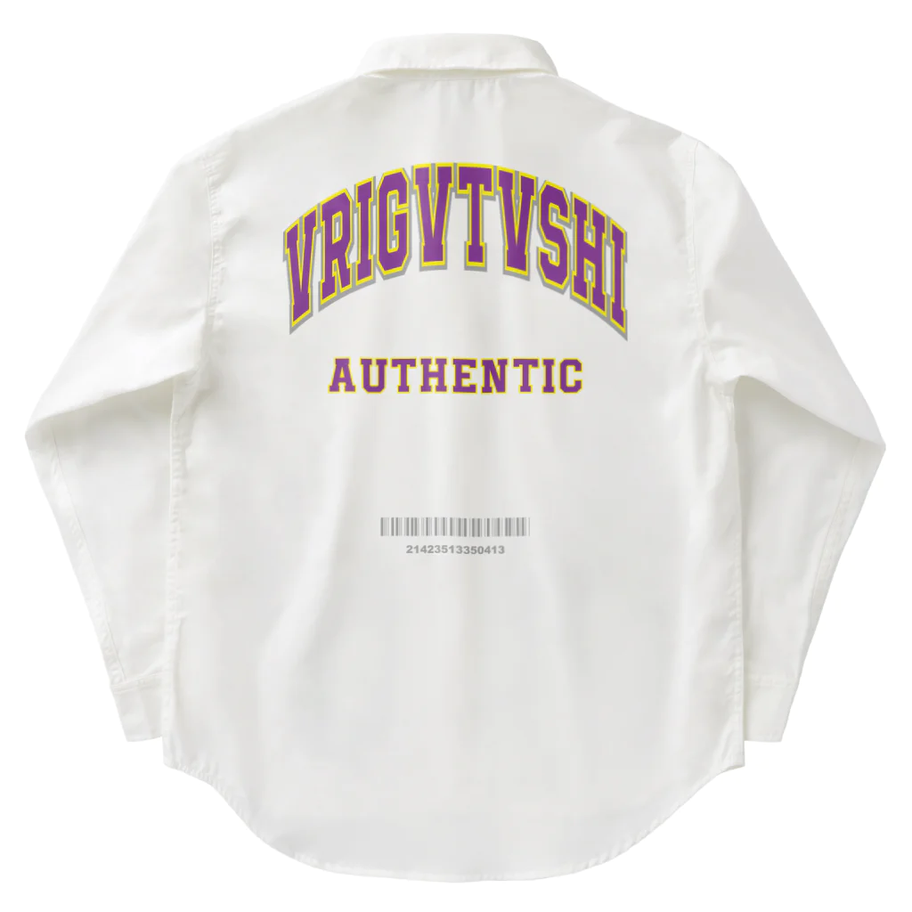 VRIGVTVSHI のOLD SCHOOL"AUTHENTIC"(CODE NAME) WHITE Work Shirt