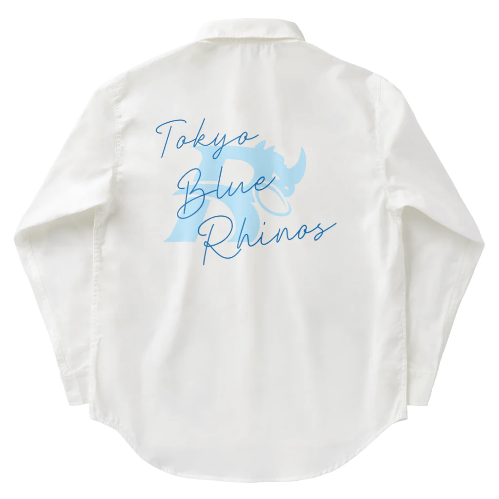 TOKYO BLUE RHINOSのチームロゴ_エモめ ワークシャツ