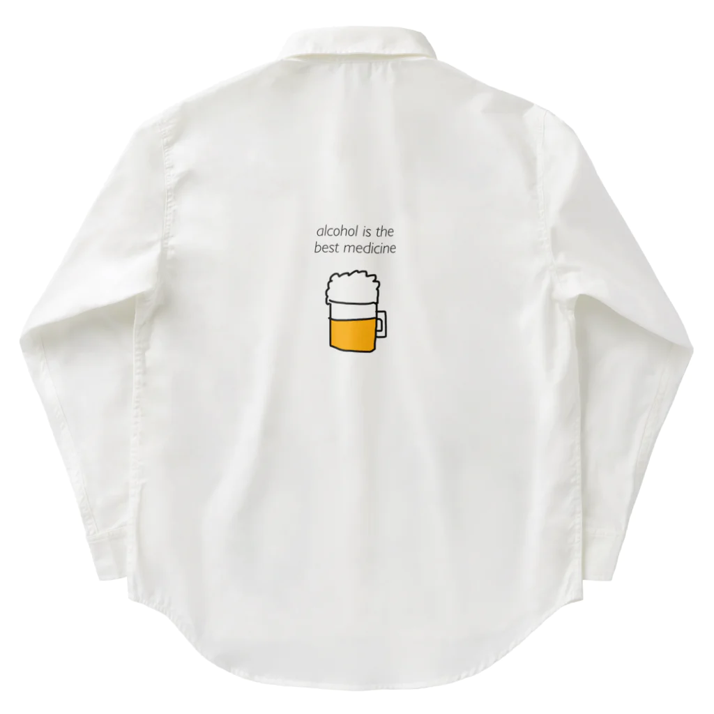 ちょこみんと🍫🍀の酒は百薬の長 Work Shirt