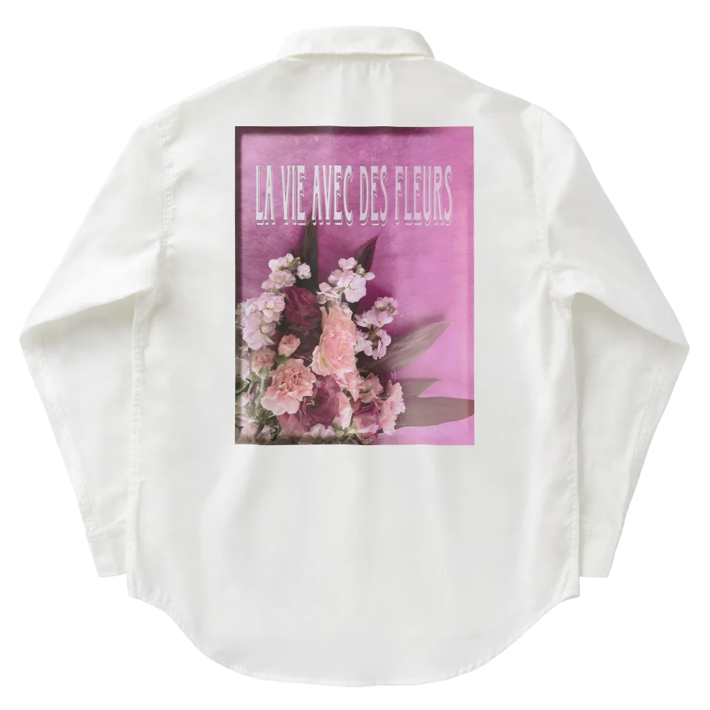 KEITOの花のある暮らし(フランス語) Work Shirt