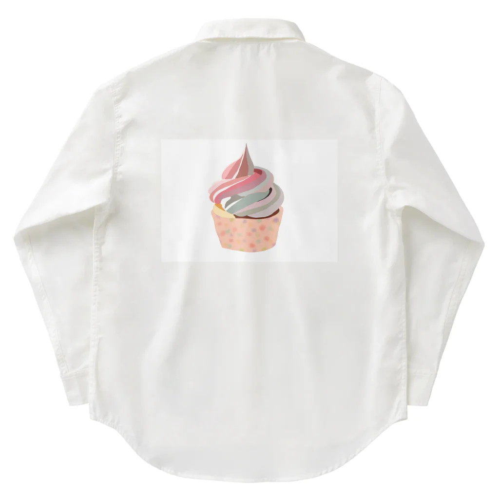Rich fruitのcupcake Work Shirt