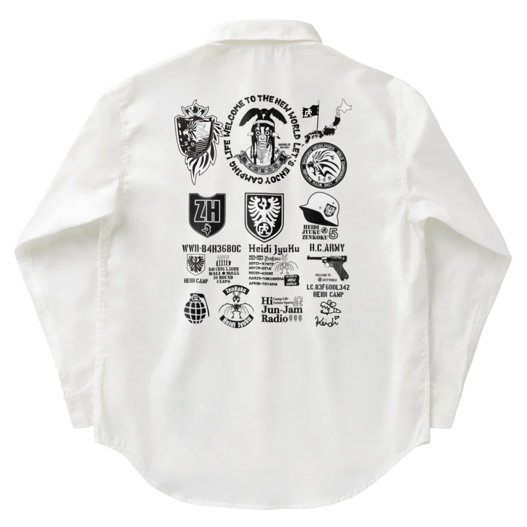 ハイジのキャンプのTATOO Work Shirt