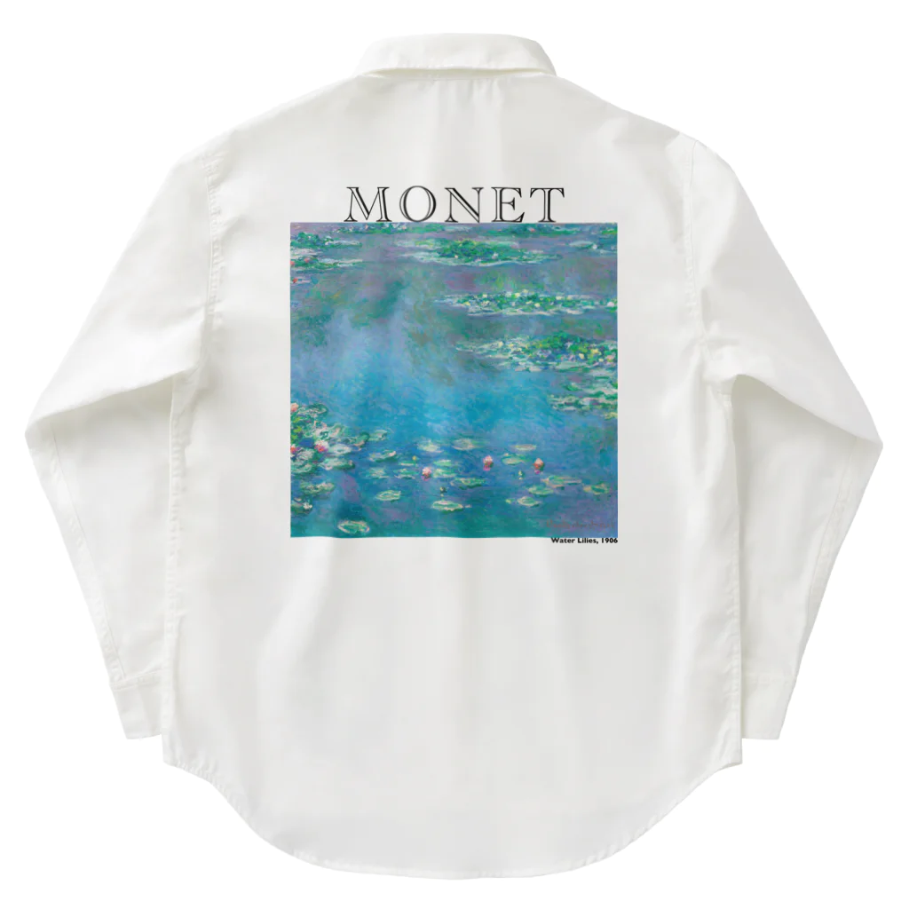 MUGEN ARTのモネ　睡蓮　Claude Monet / Water Lilies Work Shirt