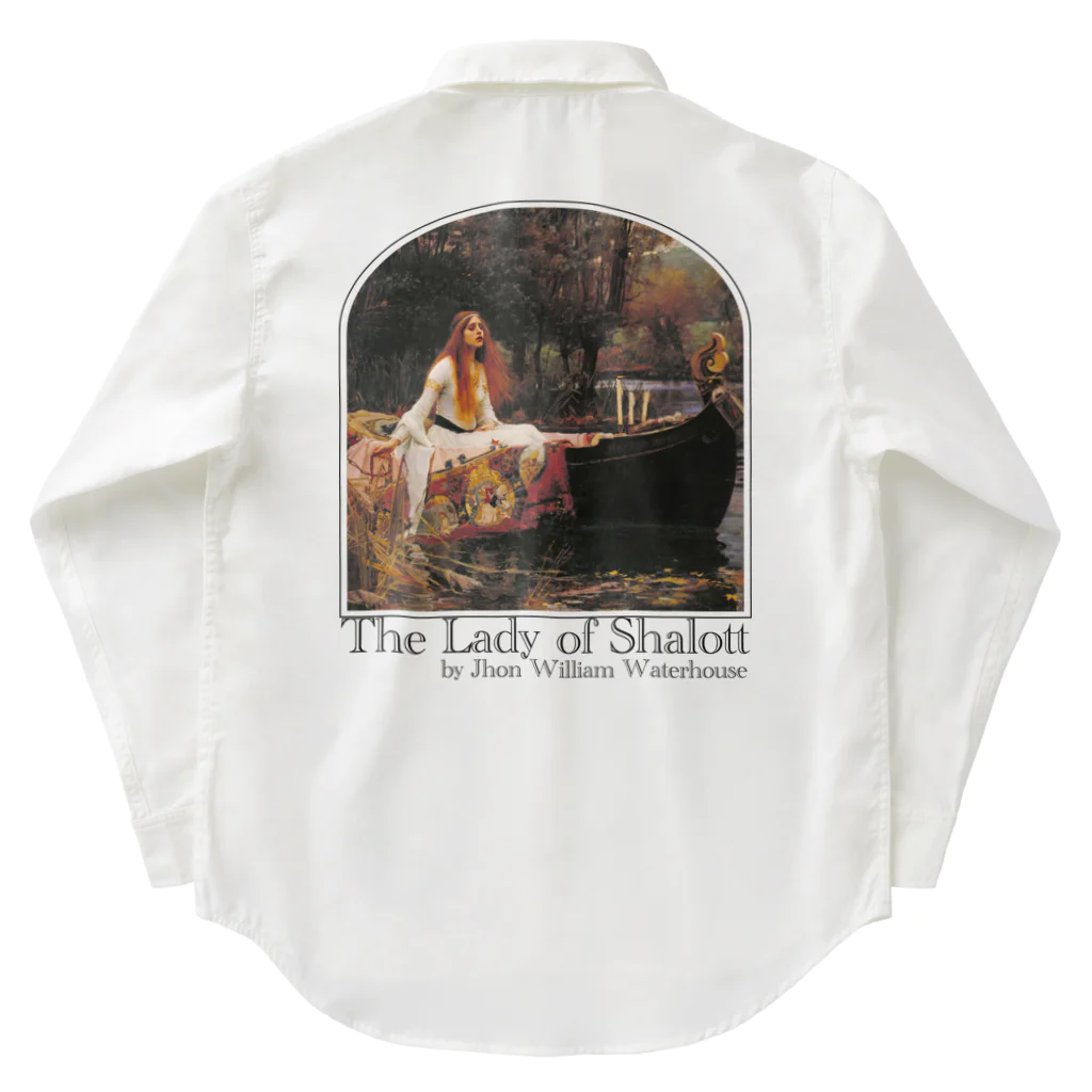 MUGEN ARTのシャロットの女（シャロット姫）　The Lady of Shalott　ジョン・ウィリアム・ウォーターハウス Work Shirt