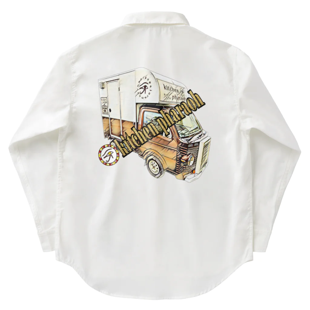 キッチンファラオのキッチンカー　デザイン Work Shirt