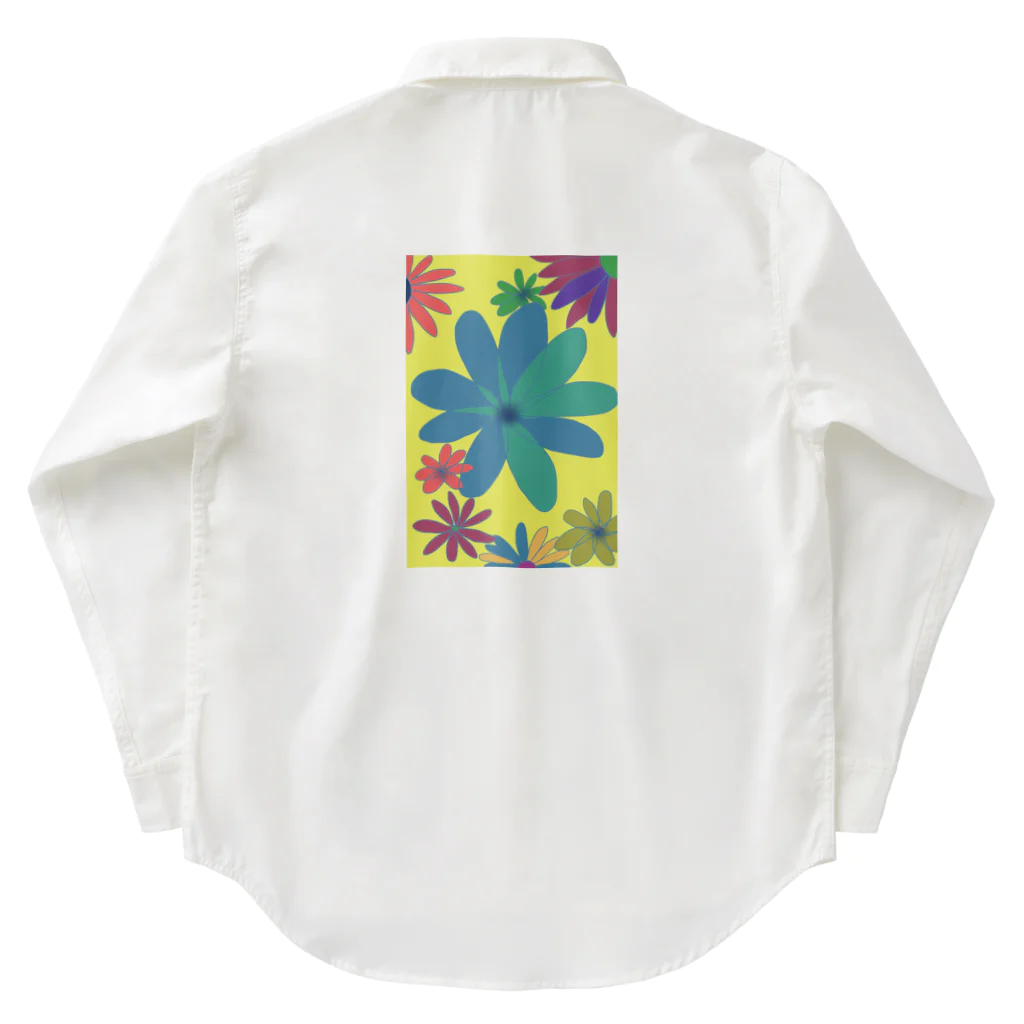 RRHmamaの花の群れ(夏) Work Shirt