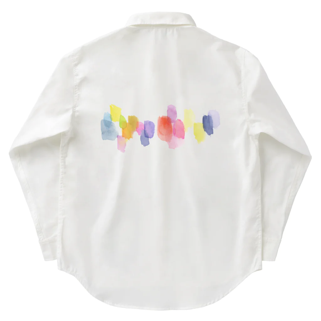 c5watercolorの水彩ペイント・カラフルその2 Work Shirt