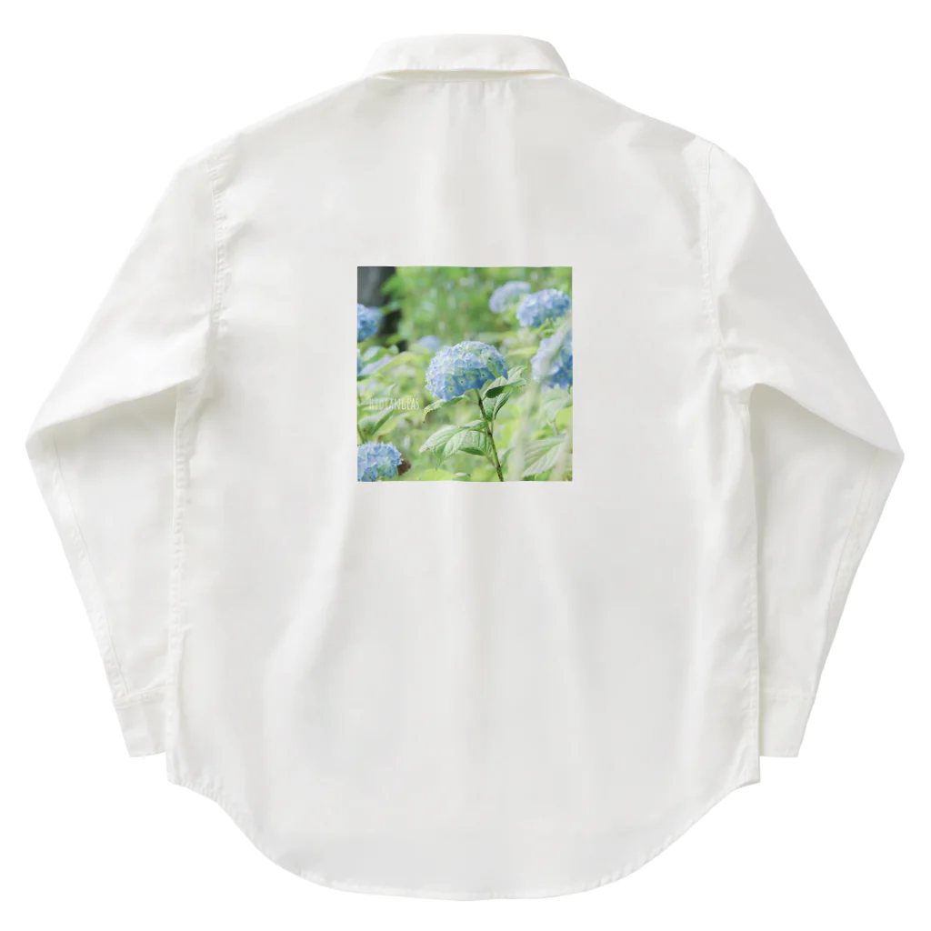 蛍石のhydrangeas Work Shirt