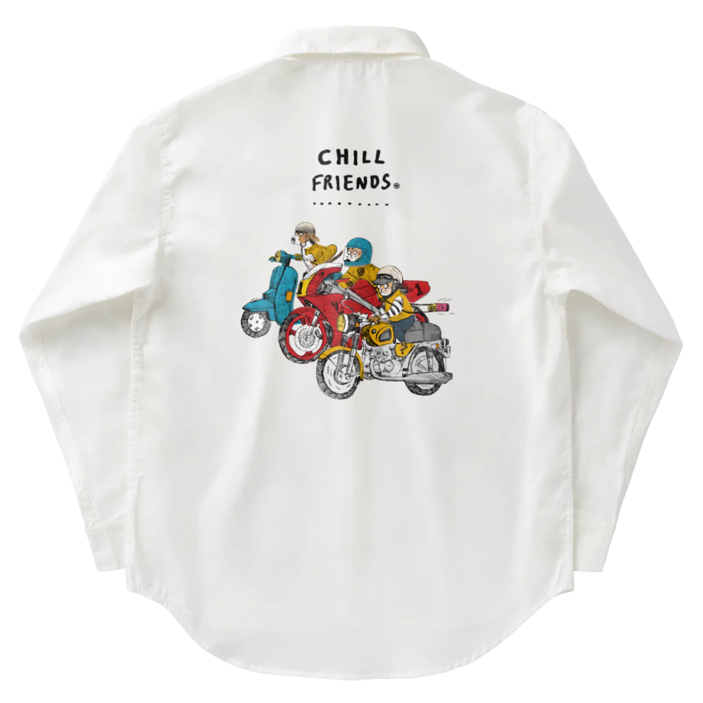 MAiのCHILL FRIENDS_バイカーズ ワークシャツ