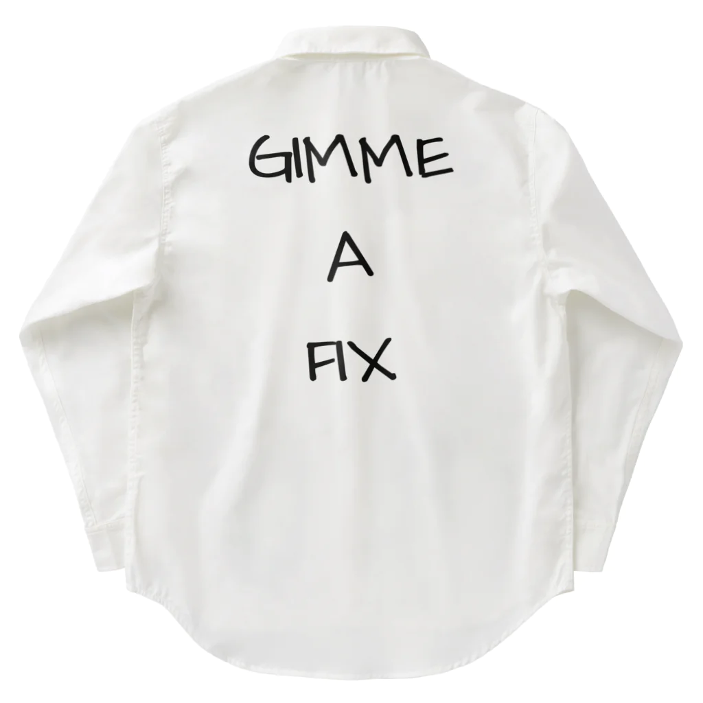 yuuuujのシド・ヴィシャス　GIMME A FIX ワークシャツ