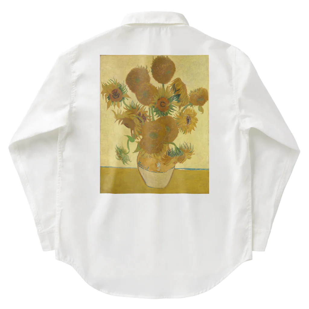 世界美術商店のひまわり / Sunflowers Work Shirt