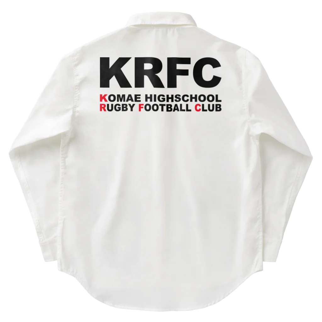 KRFC：狛江高校ラグビー部のKRFC：コマエラグビー x BK ワークシャツ