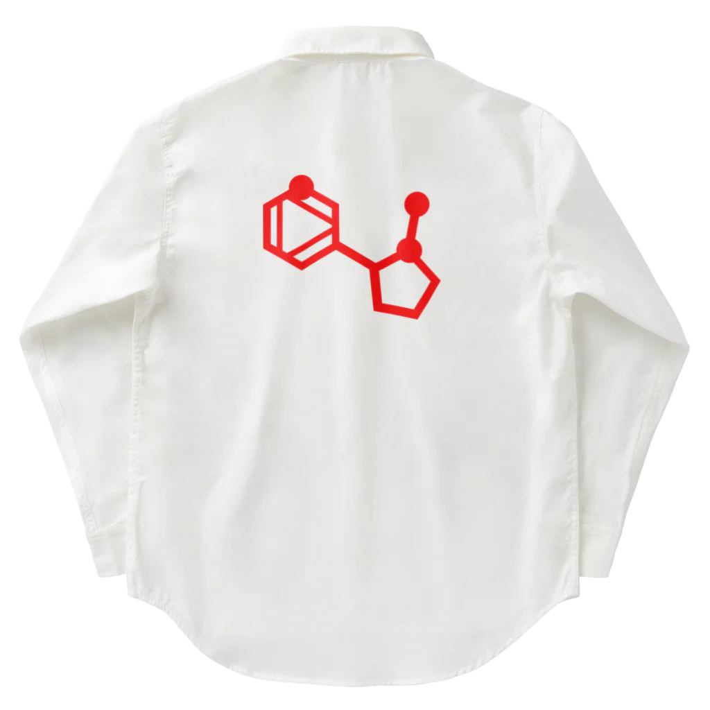 科学雑貨Scientiaのニコチン(マルボロver.) Work Shirt