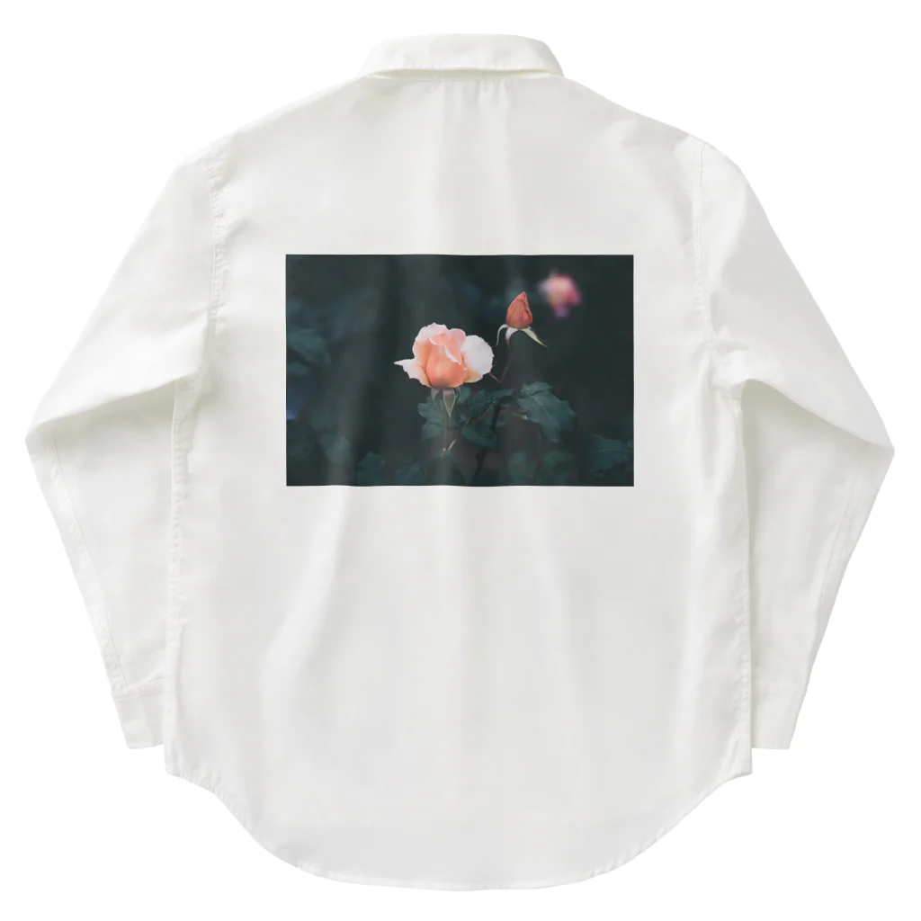 narumi_roseのOrange Rose Work Shirt