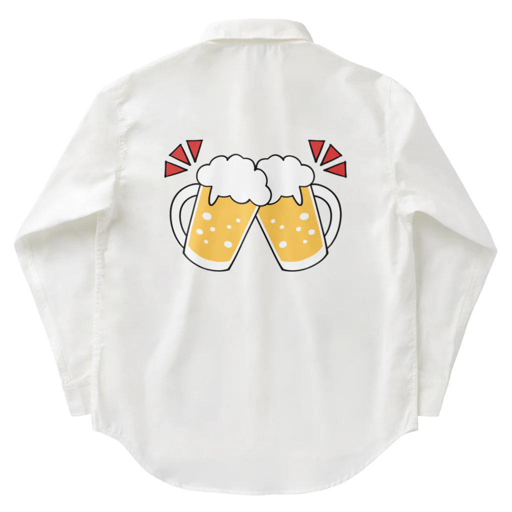 ゆちのへやのビールジョッキで乾杯！イラスト Work Shirt