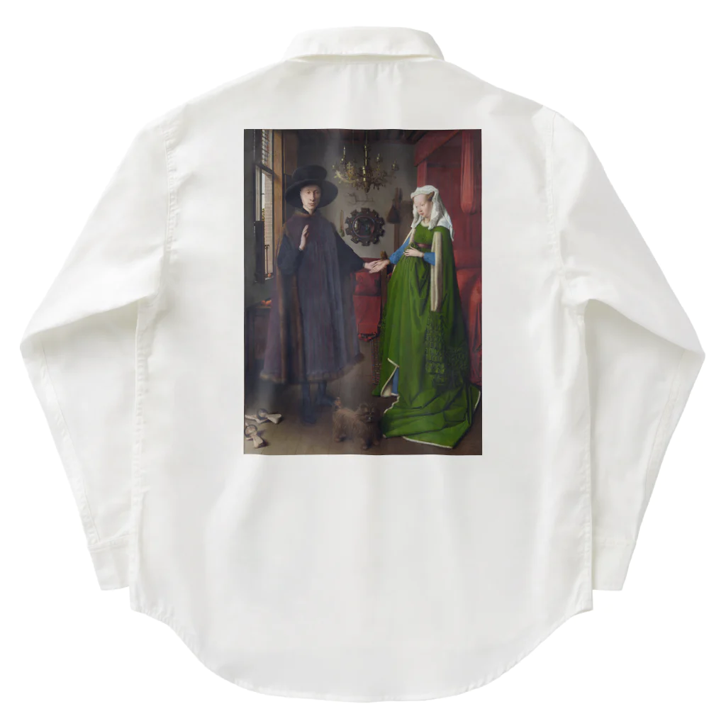 世界美術商店のアルノルフィーニ夫妻像 / The Arnolfini Portrait Work Shirt