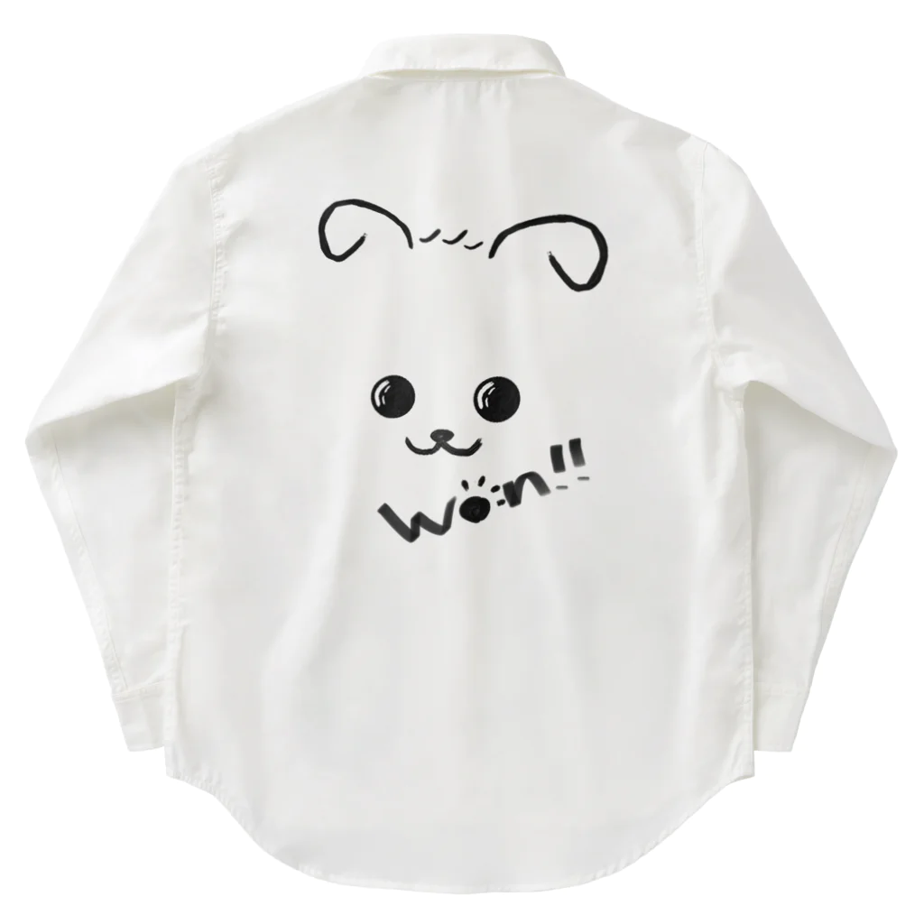 merongのわんこA♡won!!バージョン Work Shirt